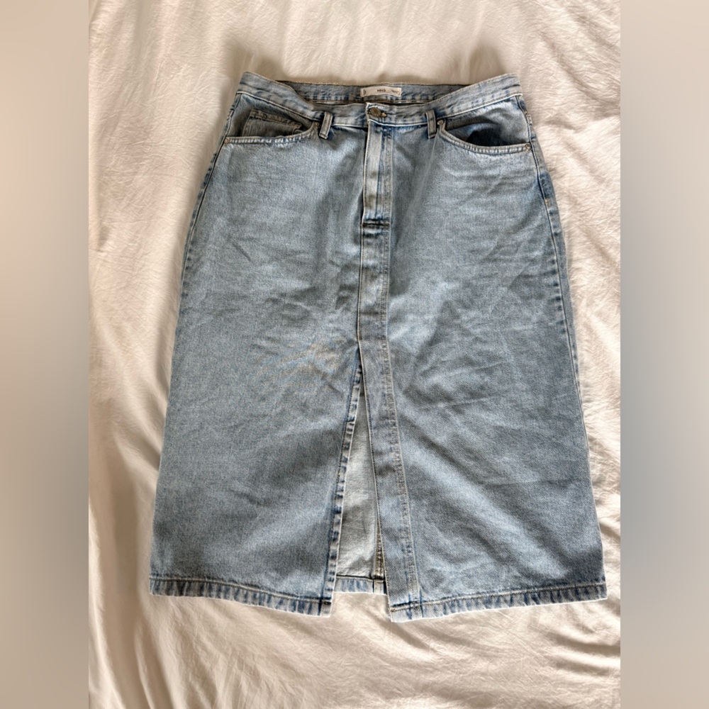Mango Classic Blue Denim skirt